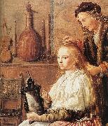 MOLENAER, Jan Miense Allegory of Vanity (detail) sg oil painting